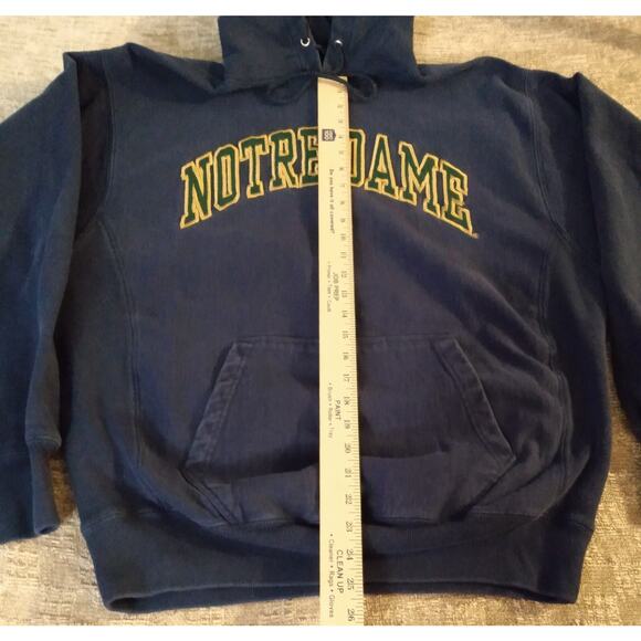 Steve & Barrys Notre Dame Fighting Irish Football Hoodie Sweatshirt Large - Picture 5 of 13